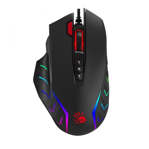 A4tech Bloody J95S USB Extra Fire High Precise RGB Gaming Mouse Black