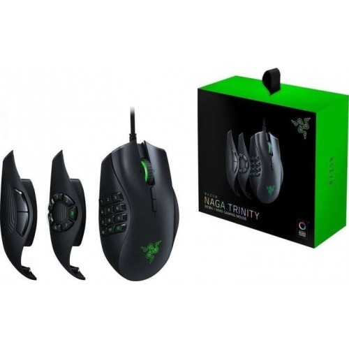 Razer Naga Trinity - Multi-color Wired MMO Gaming Mouse