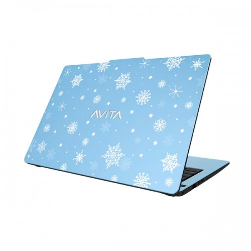 Avita Liber V14 Core i5 11th Gen 14 FHD Laptop Snowflakes on Azure Blue