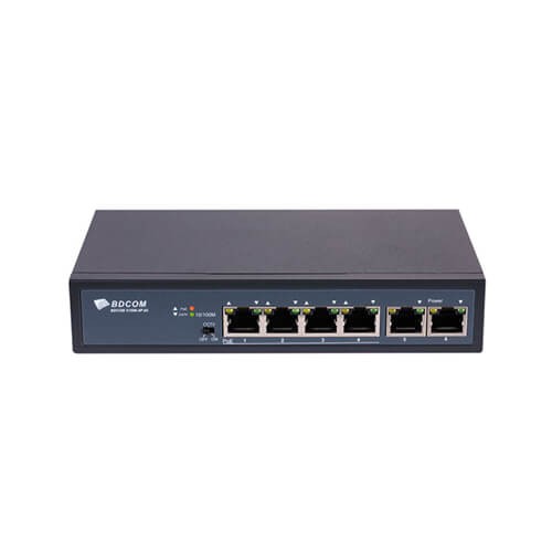 BDCOM S1006-4P-65 4-Port POE Switch