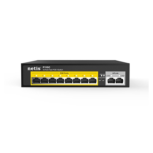 Netis P110C 8POE? 100M Standard POE Switch