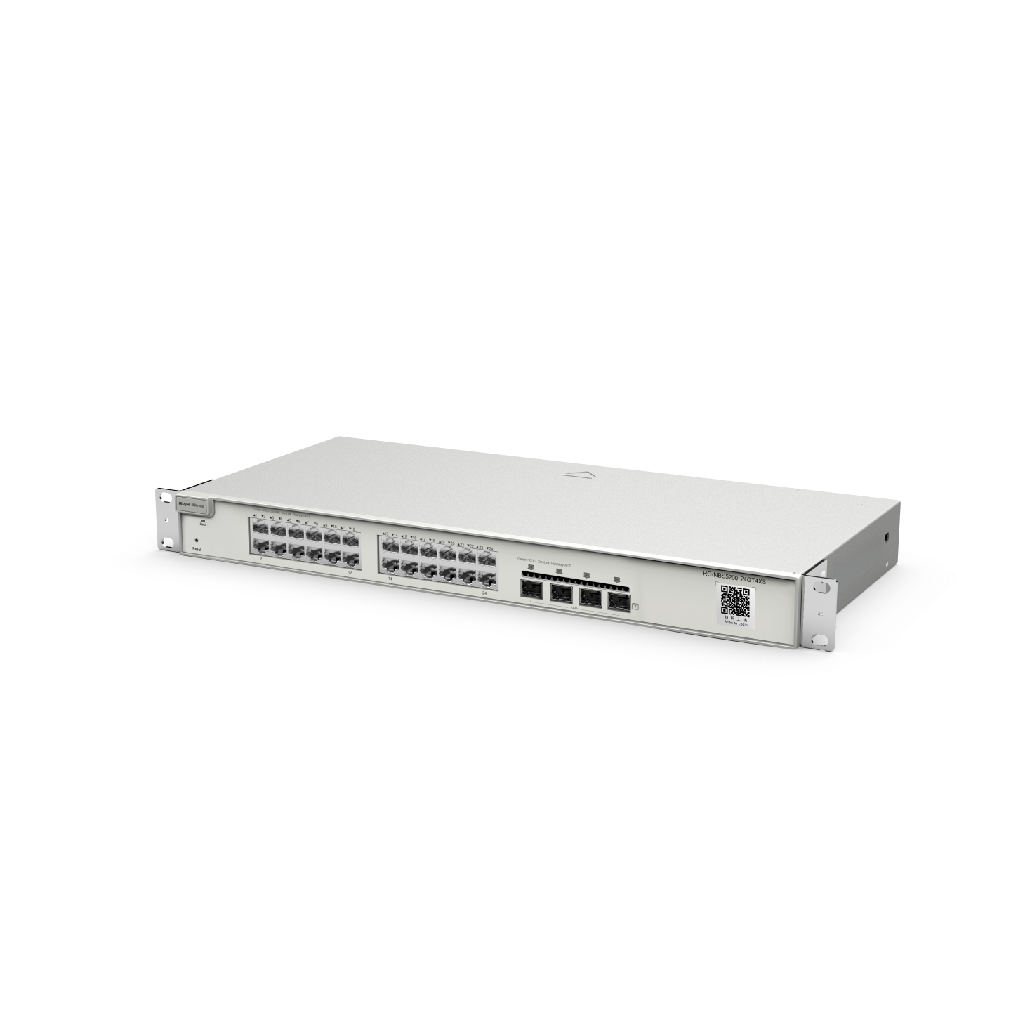 RG-NBS5200-24GT4XS, 24-port Gigabit Layer 3 Non-PoE Switch, 4 SFP Uplink