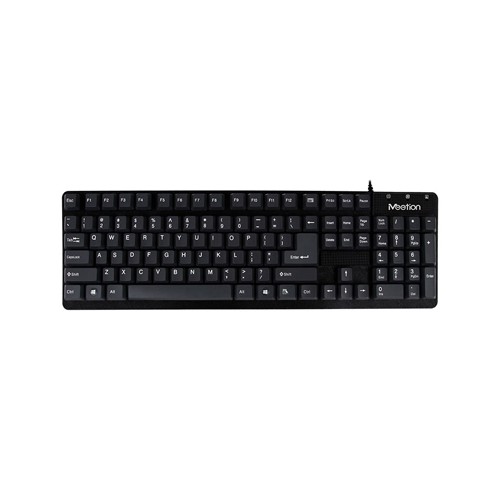 Meetion MT-K202 Waterproof USB Wired Keyboard (Black)