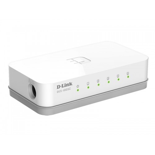 D-link DES-1005C 5 Port 10/100M Unmanaged Desktop Switch