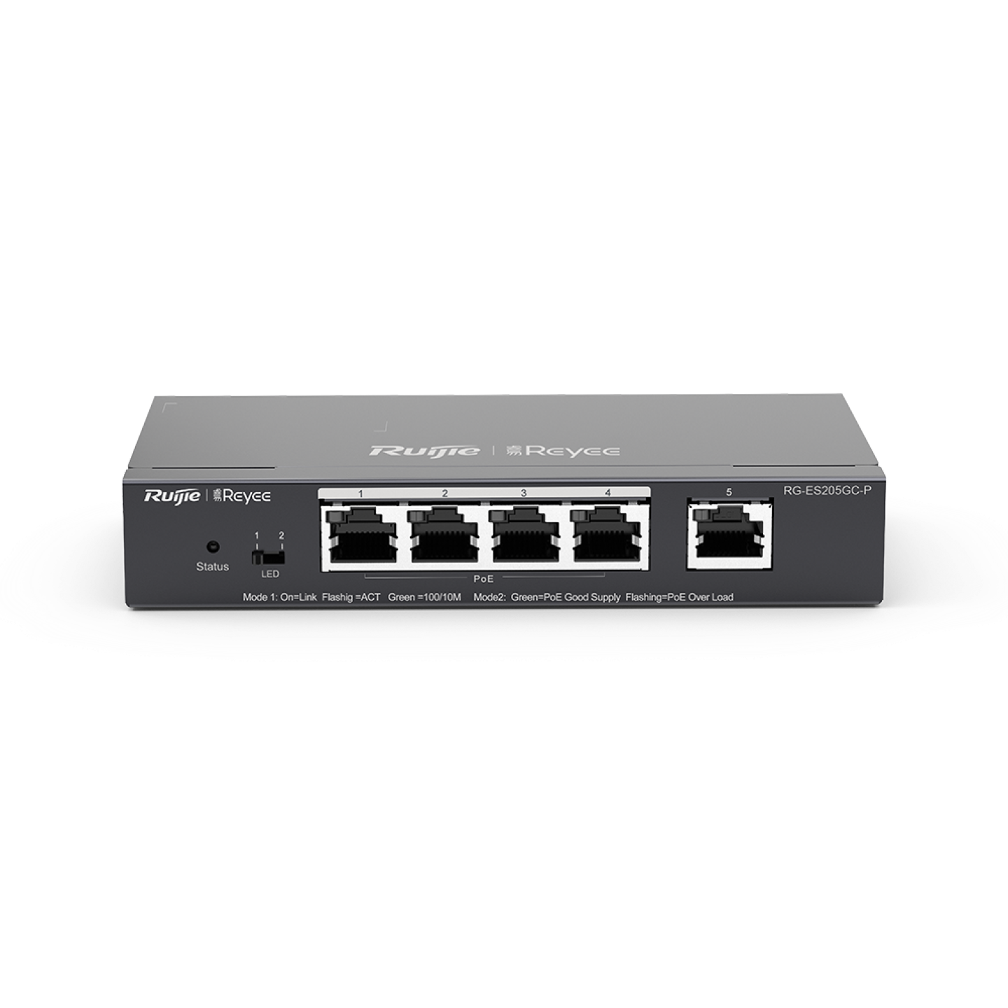 Ruijie RG-ES205GC-P 5-Port Gigabit Smart POE Switch