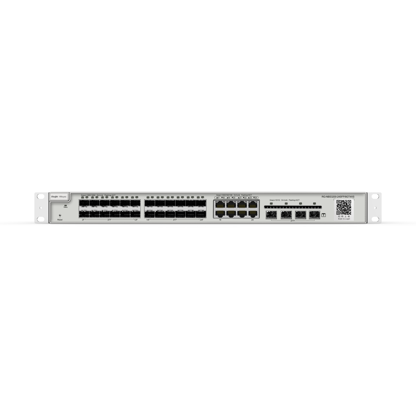 Ruijie RG-NBS3200-24SFP/8GT4XS 24-Port SFP L2 Managed 10G Switch