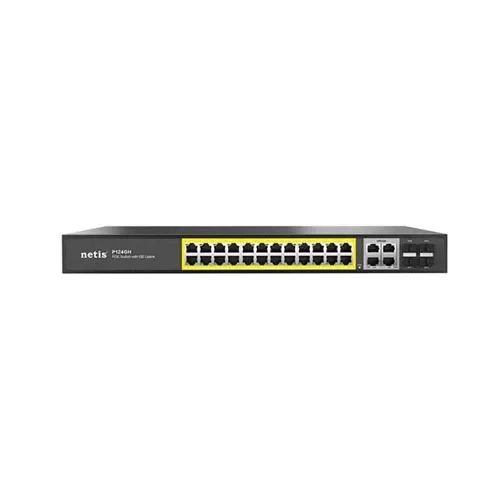 Netis P124GH is a 30 Ports standard POE switch