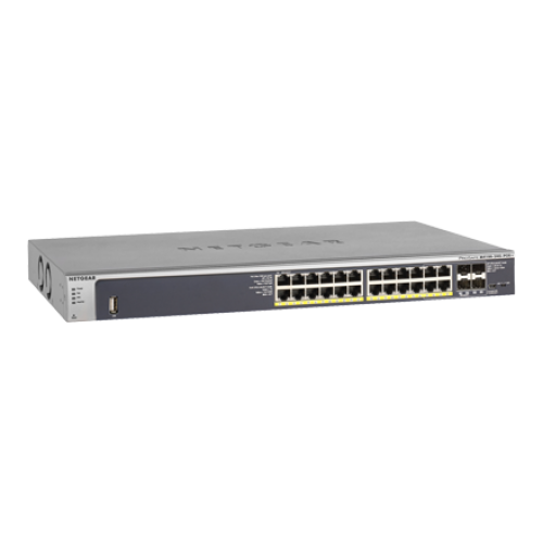 Netgear M4100-24G-PoE+(GSM7224P) 24-Port ProSafe Gigabit L2 Manage+PoE Switch+4SFP