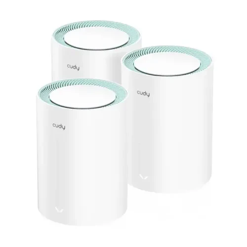 Cudy M1300 AC1200 1200mbps Gigabit Whole Home Mesh WiFi Router (3 Pack)